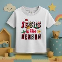 Jesus Is The Reason Christmas Holiday Toddler T-Shirt thumb 3