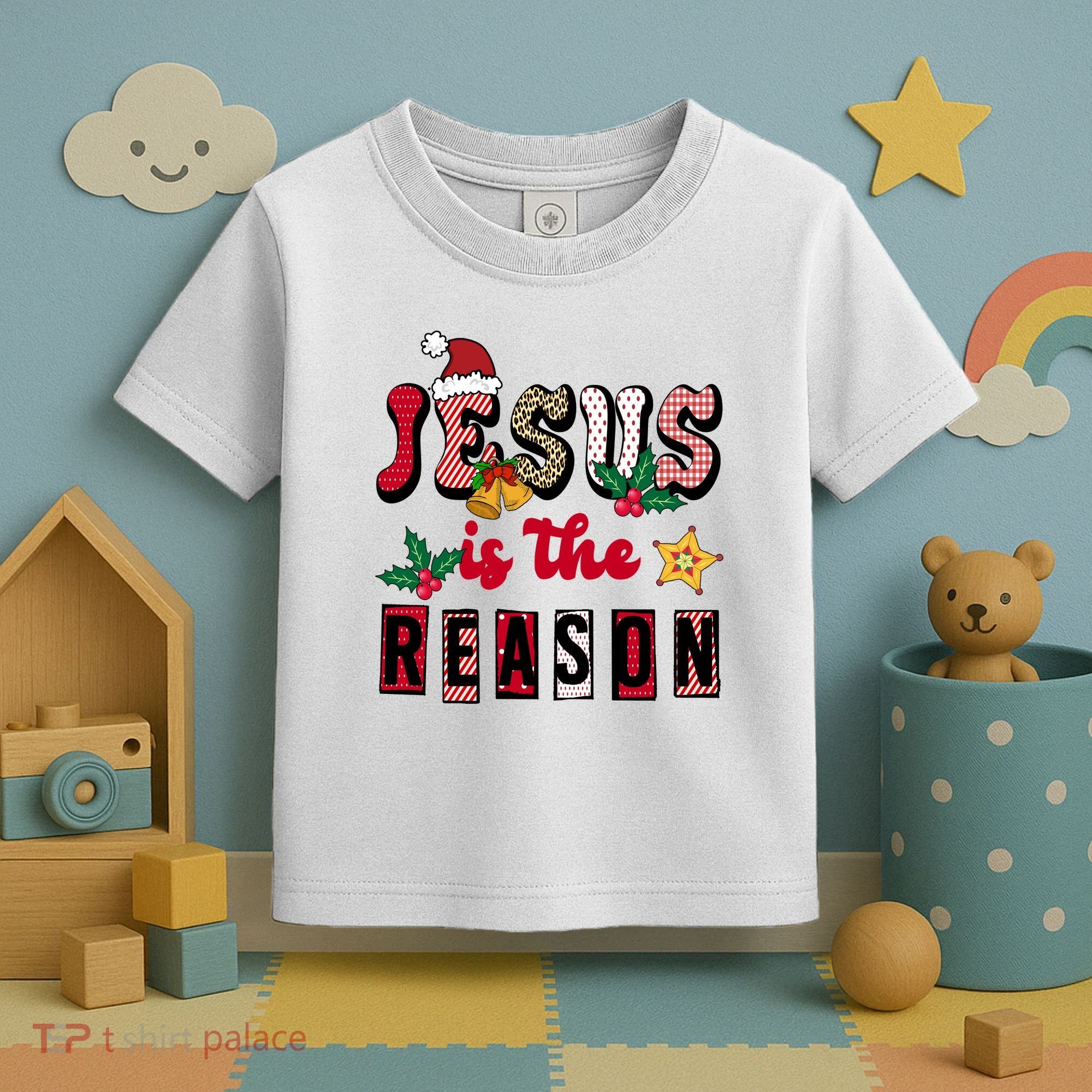 Jesus Is The Reason Christmas Holiday Toddler T-Shirt