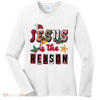 Jesus Is The Reason Christmas Holiday Women's Long Sleeve Shirt thumb 0