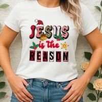 Jesus Is The Reason Christmas Holiday Women's T-Shirt thumb 2