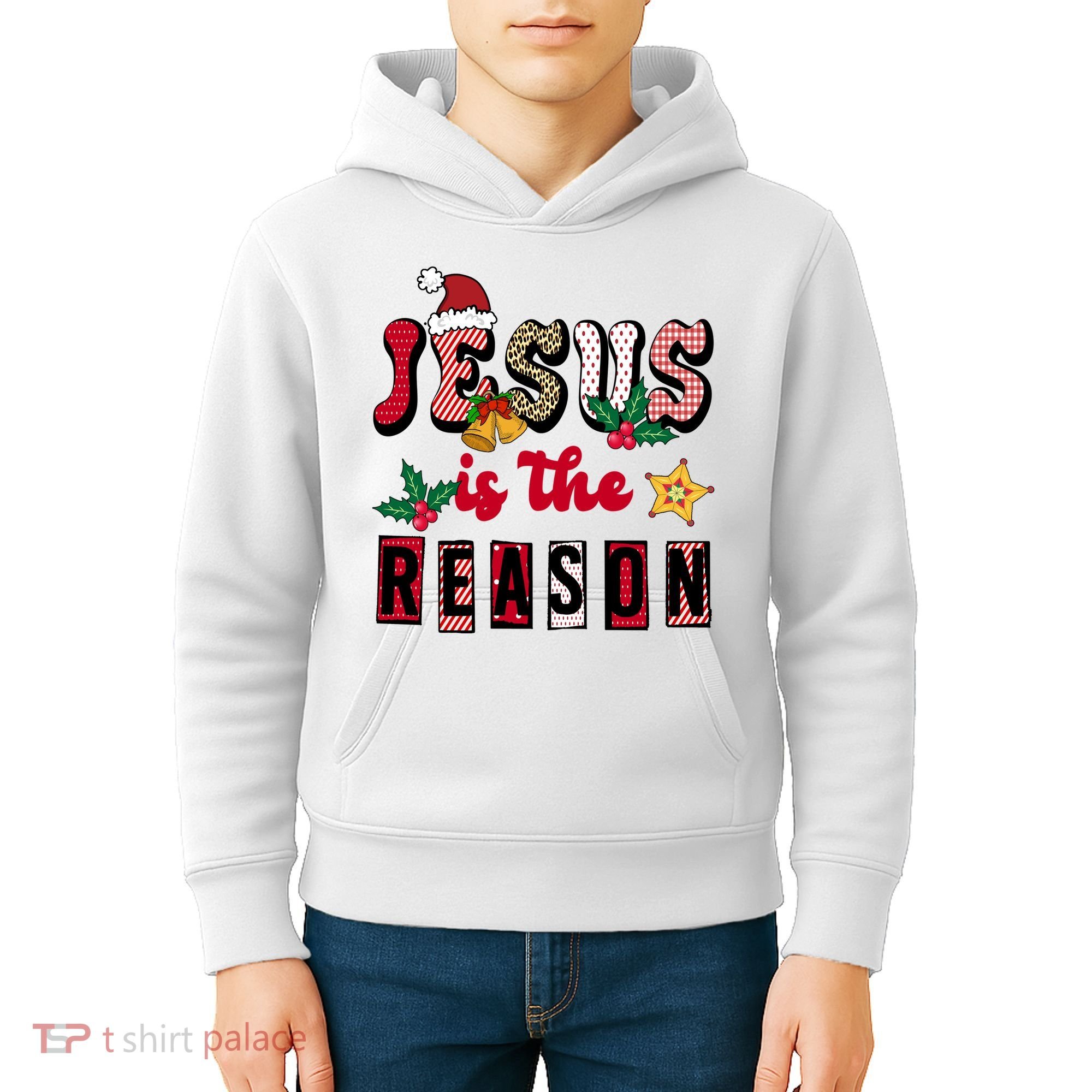 Jesus Is The Reason Christmas Holiday Kids Hoodie