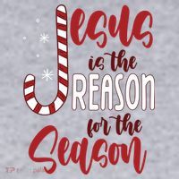 Jesus Is The Reason For The Season Candy Cane Christmas Women's Sweatshirt thumb 2