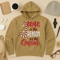 Jesus Is The Reason For The Season Candy Cane Christmas Hoodie thumb 3