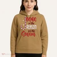 Jesus Is The Reason For The Season Candy Cane Christmas Hoodie thumb 5