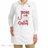 Jesus Is The Reason For The Season Candy Cane Christmas Apron thumb 2