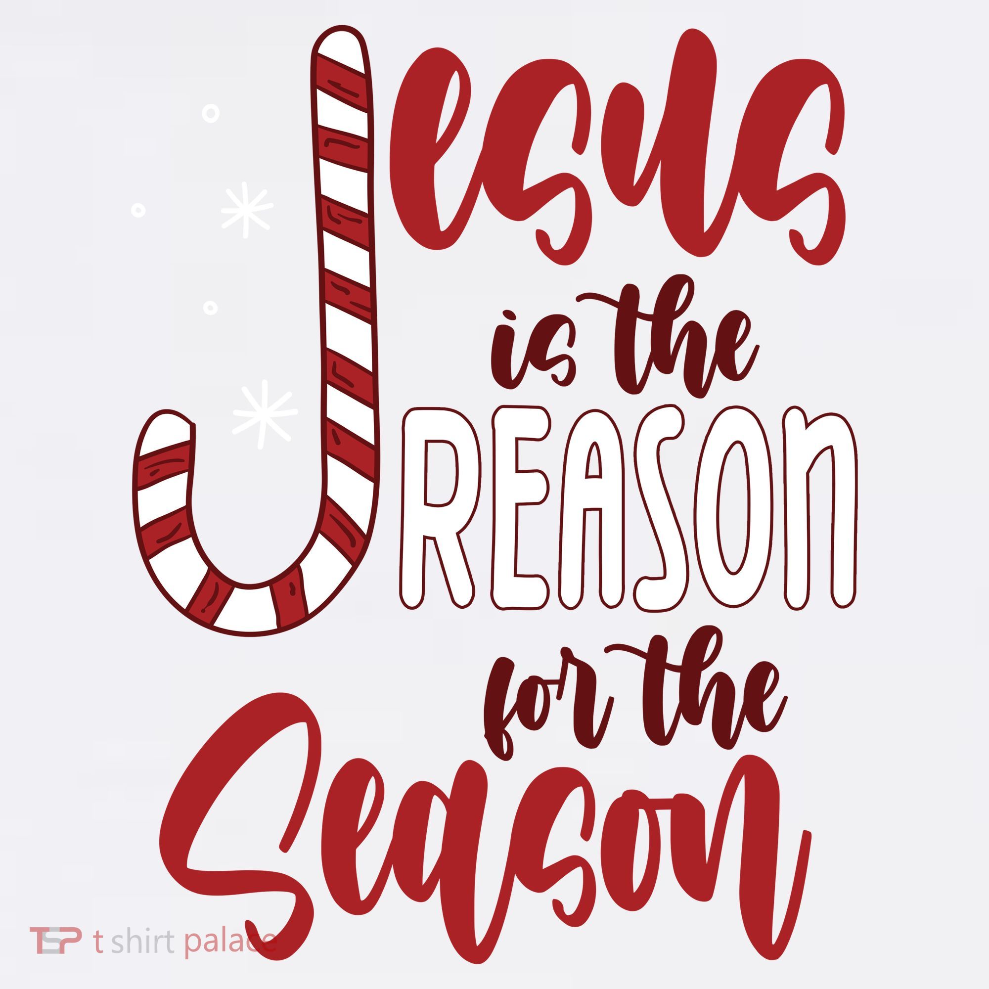 Jesus Is The Reason For The Season Candy Cane Christmas Women's Hoodie
