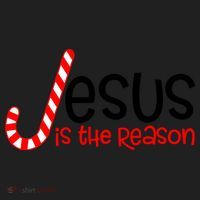 Jesus Is The Reason Candy Cane Christmas Women's Sweatshirt thumb 2