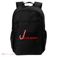 Jesus Is The Reason Candy Cane Christmas Backpack thumb 0