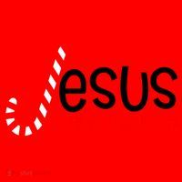 Jesus Is The Reason Candy Cane Christmas Santa Hat thumb 1