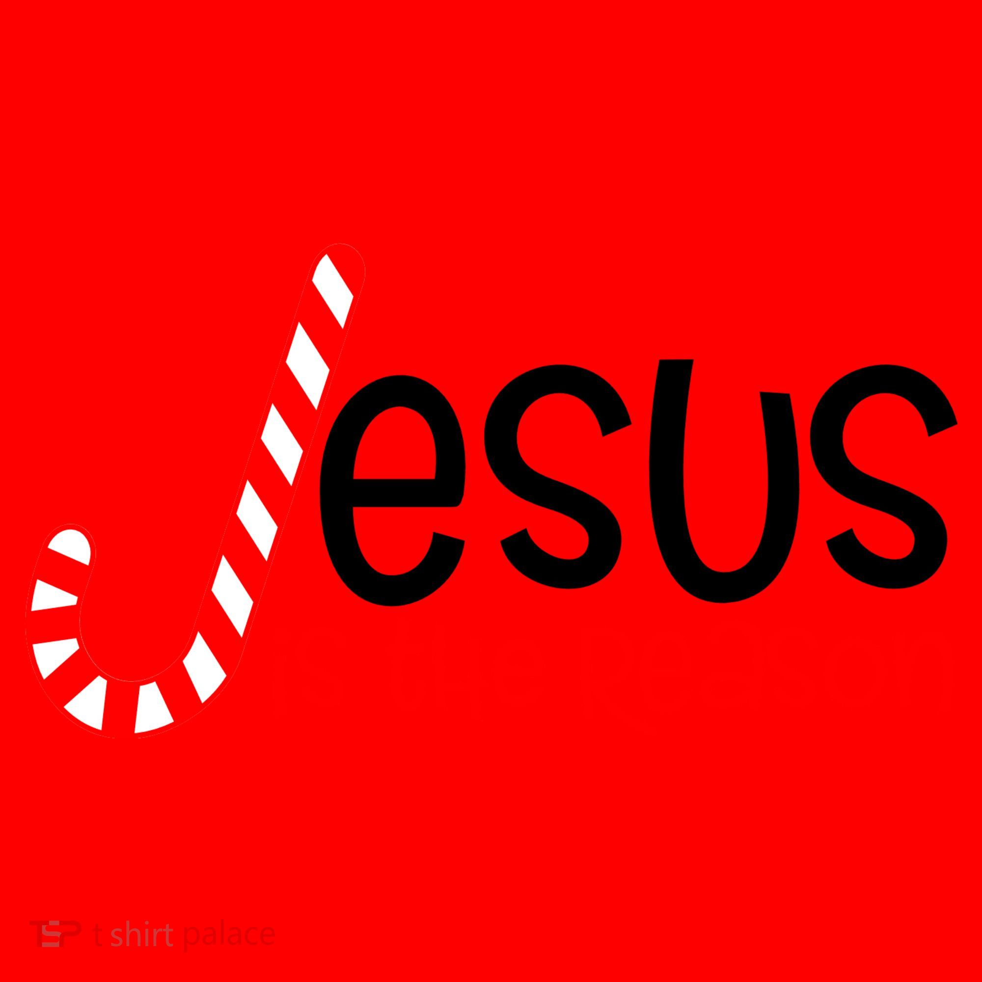 Jesus Is The Reason Candy Cane Christmas Santa Hat