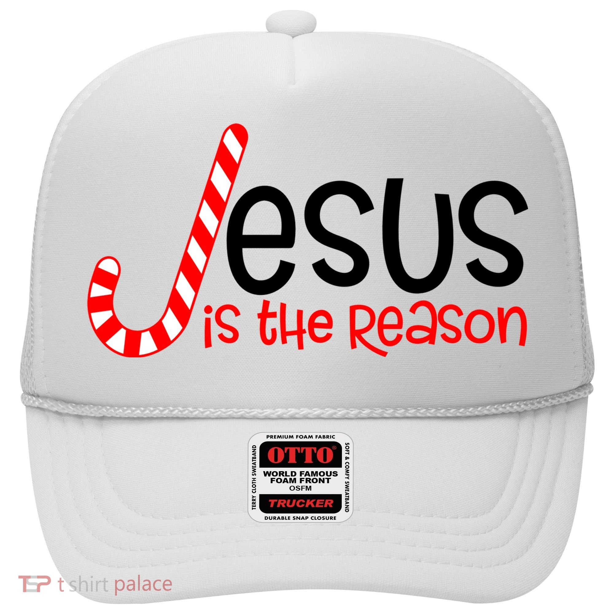 Jesus Is The Reason Candy Cane Christmas Hat