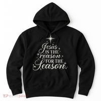 Jesus Is The Reason For The Season Christian Christmas Hoodie thumb 0
