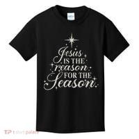 Jesus Is The Reason For The Season Christian Christmas Kids T-Shirt thumb 0
