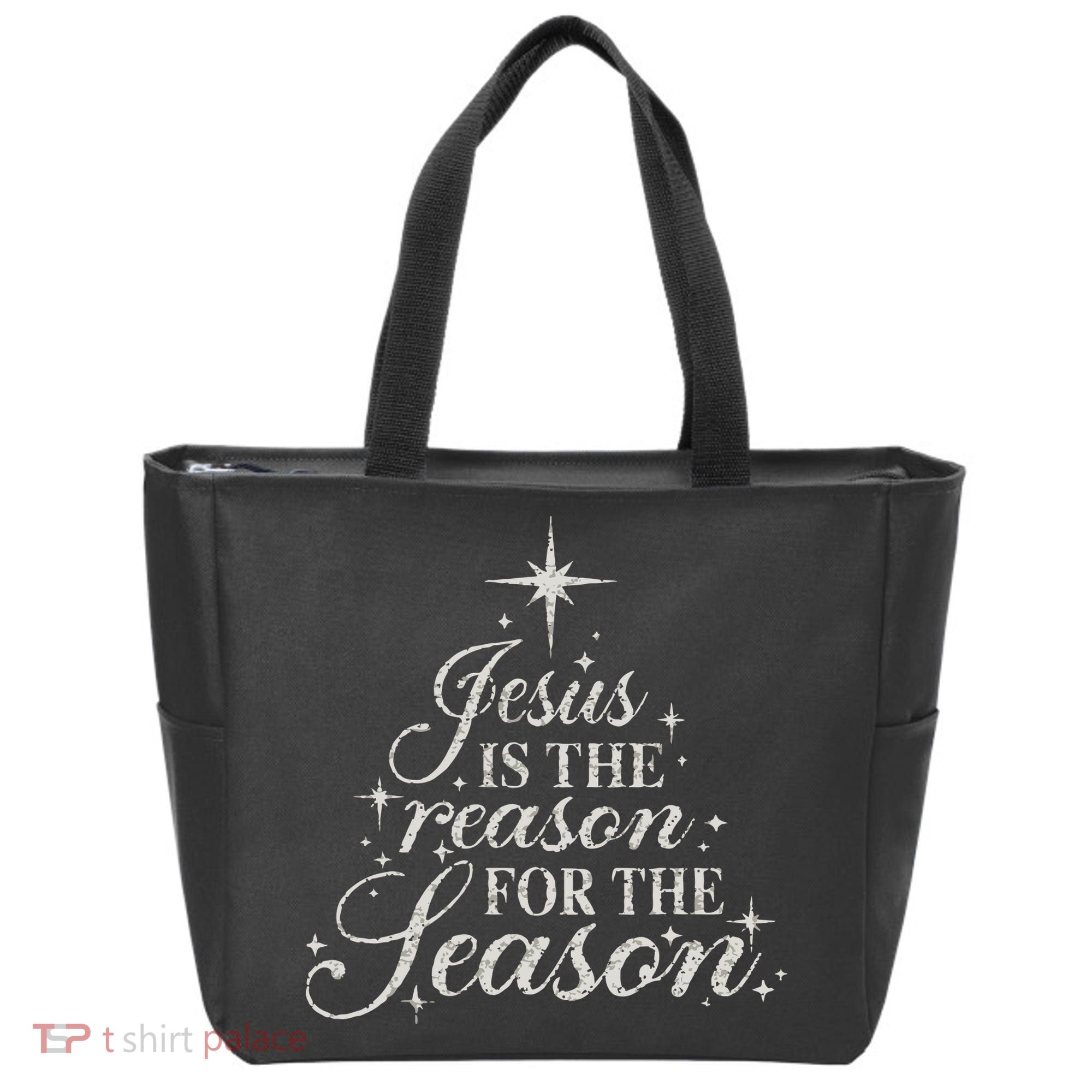 Jesus Is The Reason For The Season Christian Christmas Tote Bag