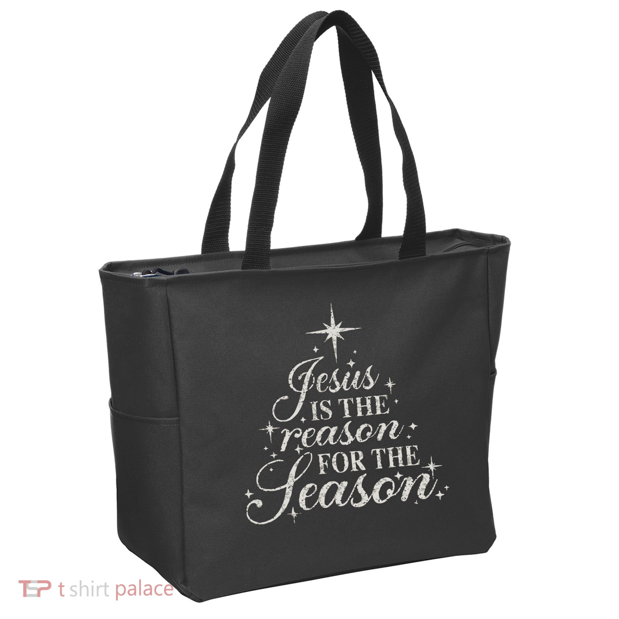 Jesus Is The Reason For The Season Christian Christmas Tote Bag