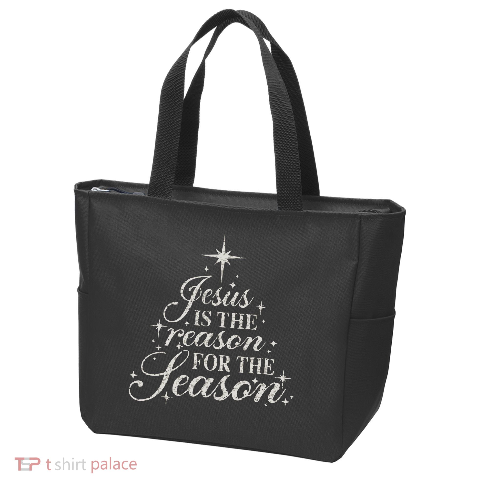 Jesus Is The Reason For The Season Christian Christmas Tote Bag