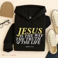Jesus Is The Way The Truth Gift Hoodie thumb 4