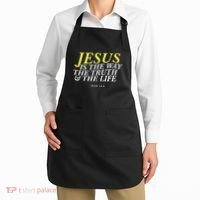 Jesus Is The Way The Truth Gift Apron thumb 2
