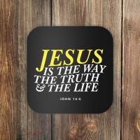 Jesus Is The Way The Truth Gift Coaster thumb 0