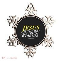 Jesus Is The Way The Truth Gift Ornament thumb 0
