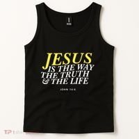 Jesus Is The Way The Truth Gift Tank Top thumb 2