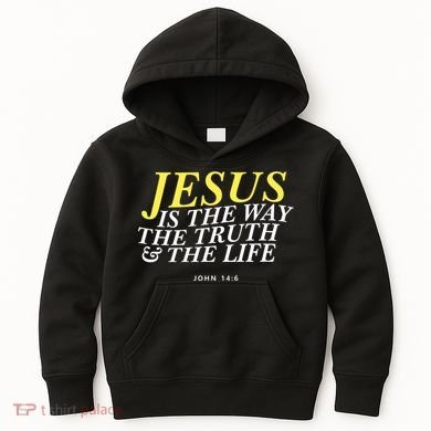Jesus Is The Way The Truth Gift Kids Hoodie