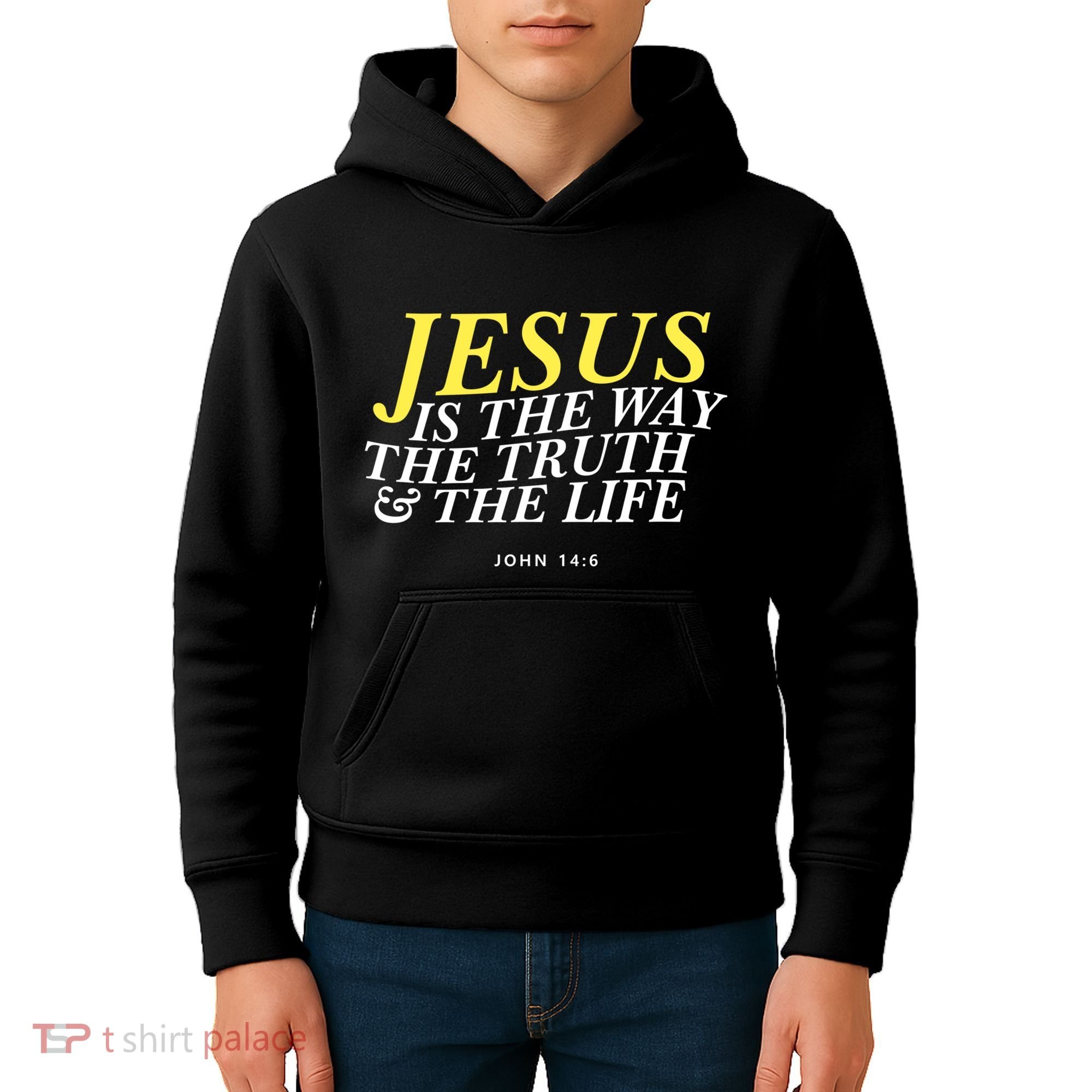 Jesus Is The Way The Truth Gift Kids Hoodie
