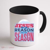 Jesus Is The Reason For The Season Christmas Coffee Mug thumb 1