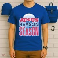 Jesus Is The Reason For The Season Christmas T-Shirt thumb 6