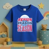Jesus Is The Reason For The Season Christmas Toddler T-Shirt thumb 3