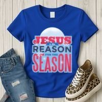 Jesus Is The Reason For The Season Christmas Women's T-Shirt thumb 3