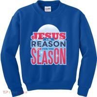 Jesus Is The Reason For The Season Christmas Kids Sweatshirt thumb 0