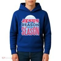 Jesus Is The Reason For The Season Christmas Kids Hoodie thumb 4