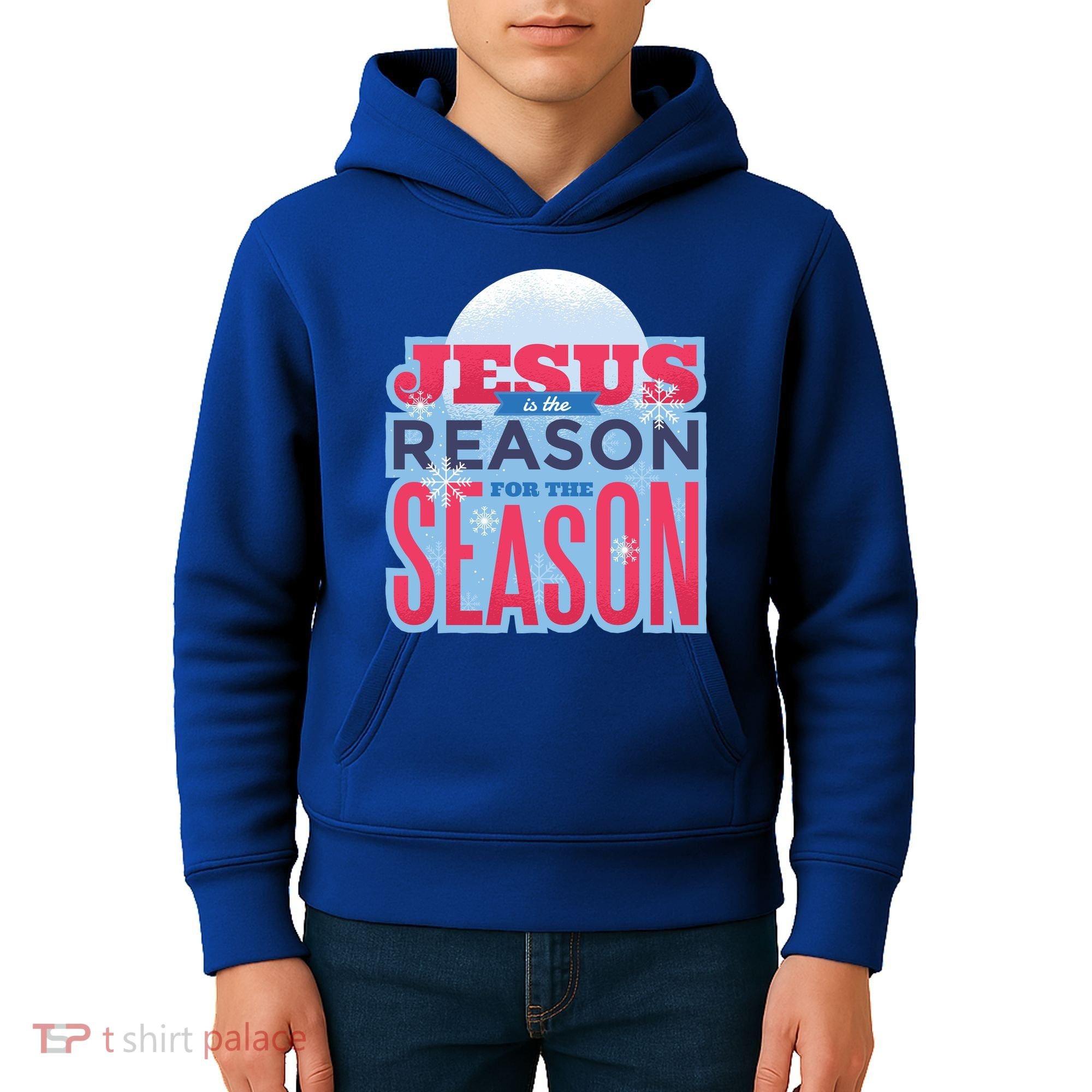 Jesus Is The Reason For The Season Christmas Kids Hoodie