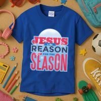 Jesus Is The Reason For The Season Christmas Kids T-Shirt thumb 3