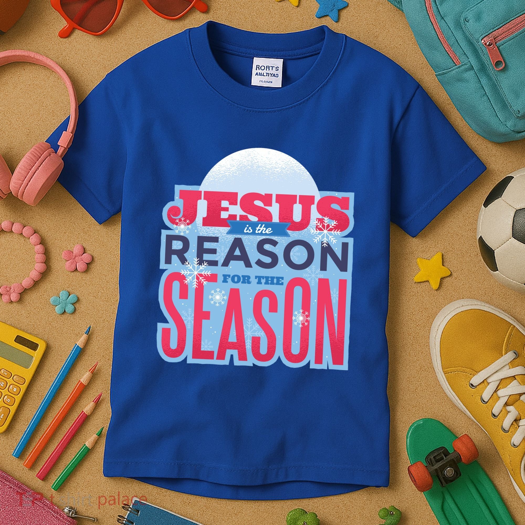 Jesus Is The Reason For The Season Christmas Kids T-Shirt