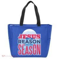 Jesus Is The Reason For The Season Christmas Tote Bag thumb 0