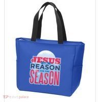Jesus Is The Reason For The Season Christmas Tote Bag thumb 3
