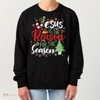 Jesus Is The Reason For The Season Christmas Women's Sweatshirt thumb 0