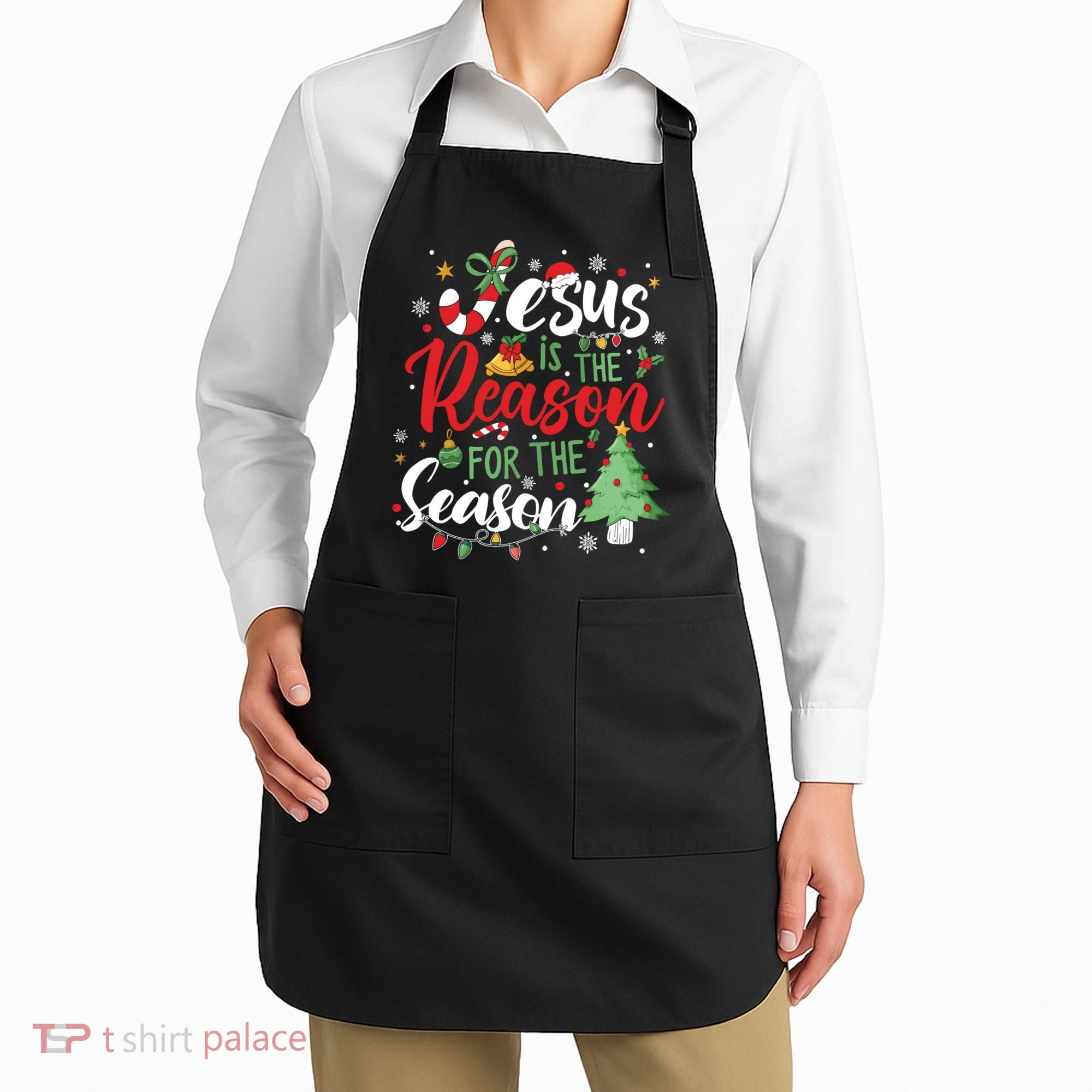 Jesus Is The Reason For The Season Christmas Apron