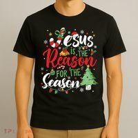 Jesus Is The Reason For The Season Christmas T-Shirt thumb 3