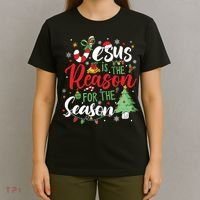 Jesus Is The Reason For The Season Christmas T-Shirt thumb 4