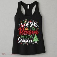 Jesus Is The Reason For The Season Christmas Women's Tank Top thumb 3