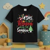Jesus Is The Reason For The Season Christmas Toddler T-Shirt thumb 3