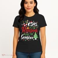 Jesus Is The Reason For The Season Christmas Women's T-Shirt thumb 4