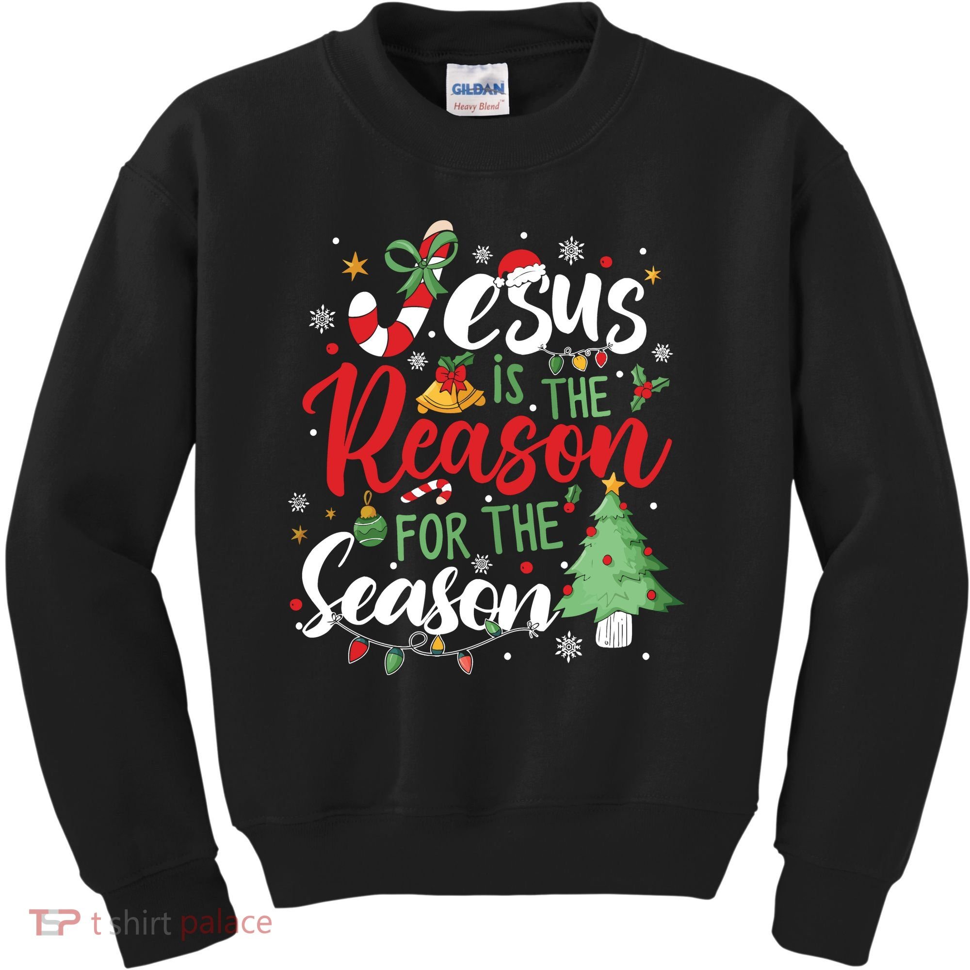 Jesus Is The Reason For The Season Christmas Kids Sweatshirt