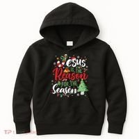 Jesus Is The Reason For The Season Christmas Kids Hoodie thumb 0