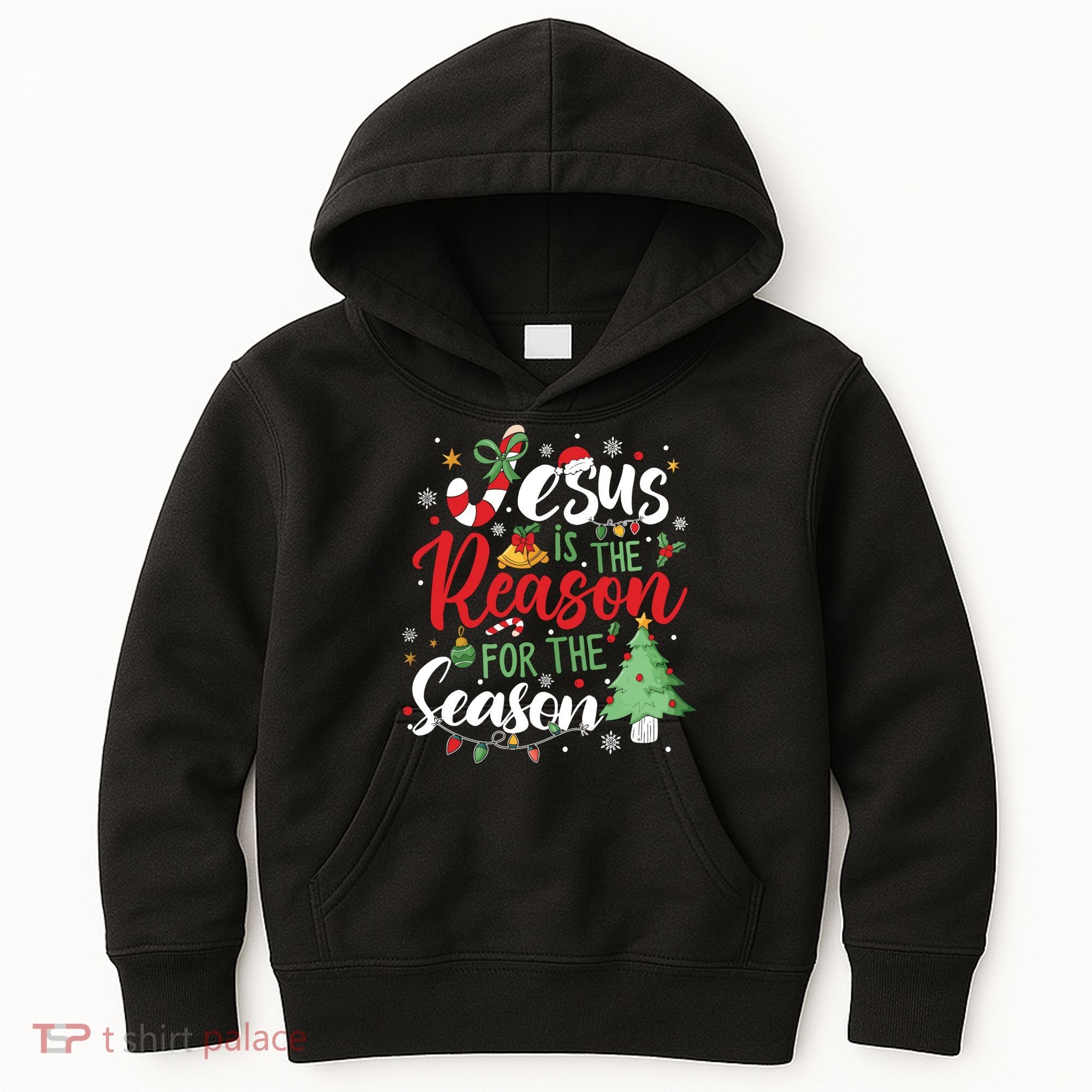 Jesus Is The Reason For The Season Christmas Kids Hoodie
