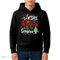 Jesus Is The Reason For The Season Christmas Kids Hoodie thumb 4
