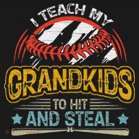 J5R0 I Teach My Grandkids Hit And Steal Retro Baseball Lover Women's Hoodie thumb 2